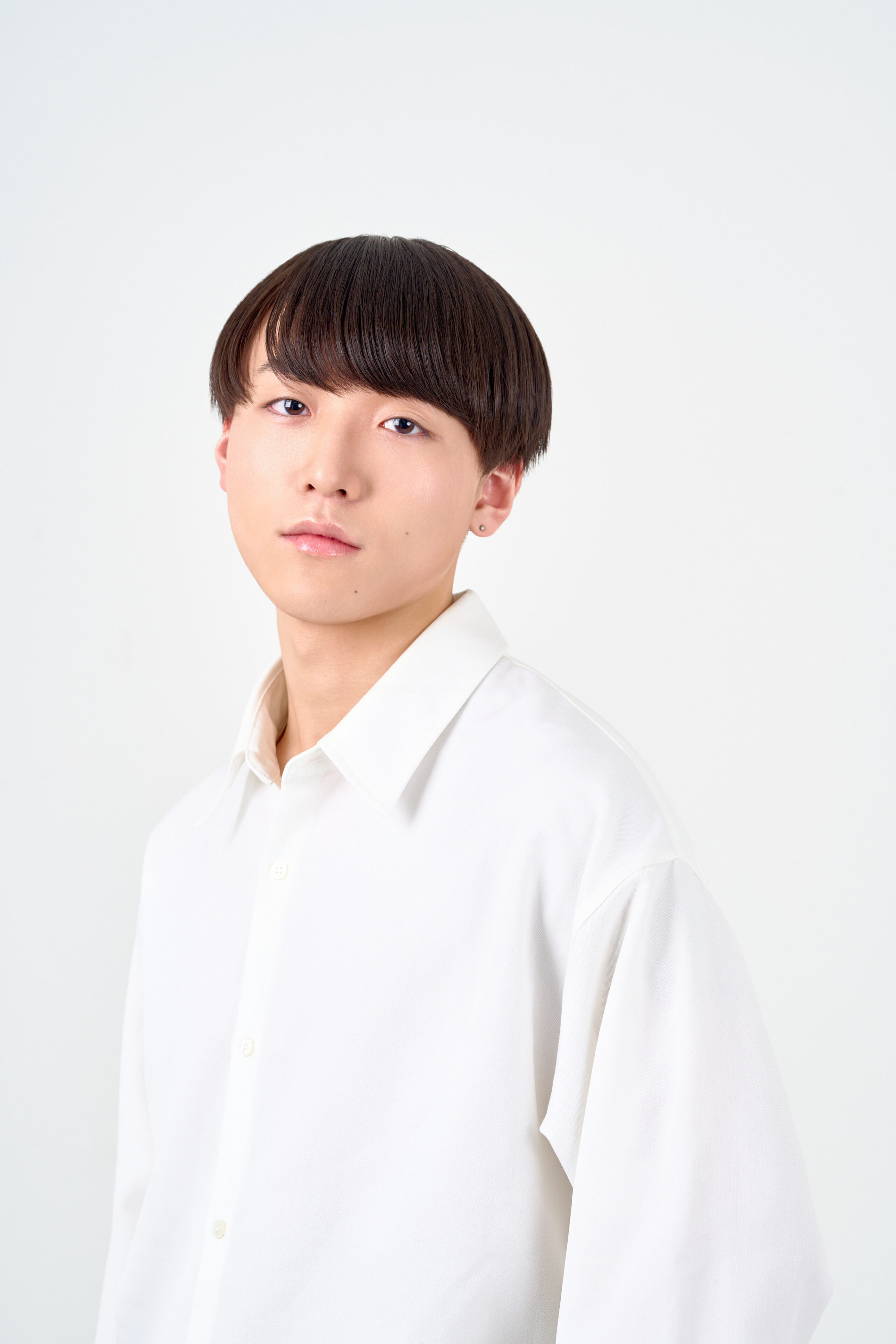 宣材写真の撮影です。ご本人のキャラクター