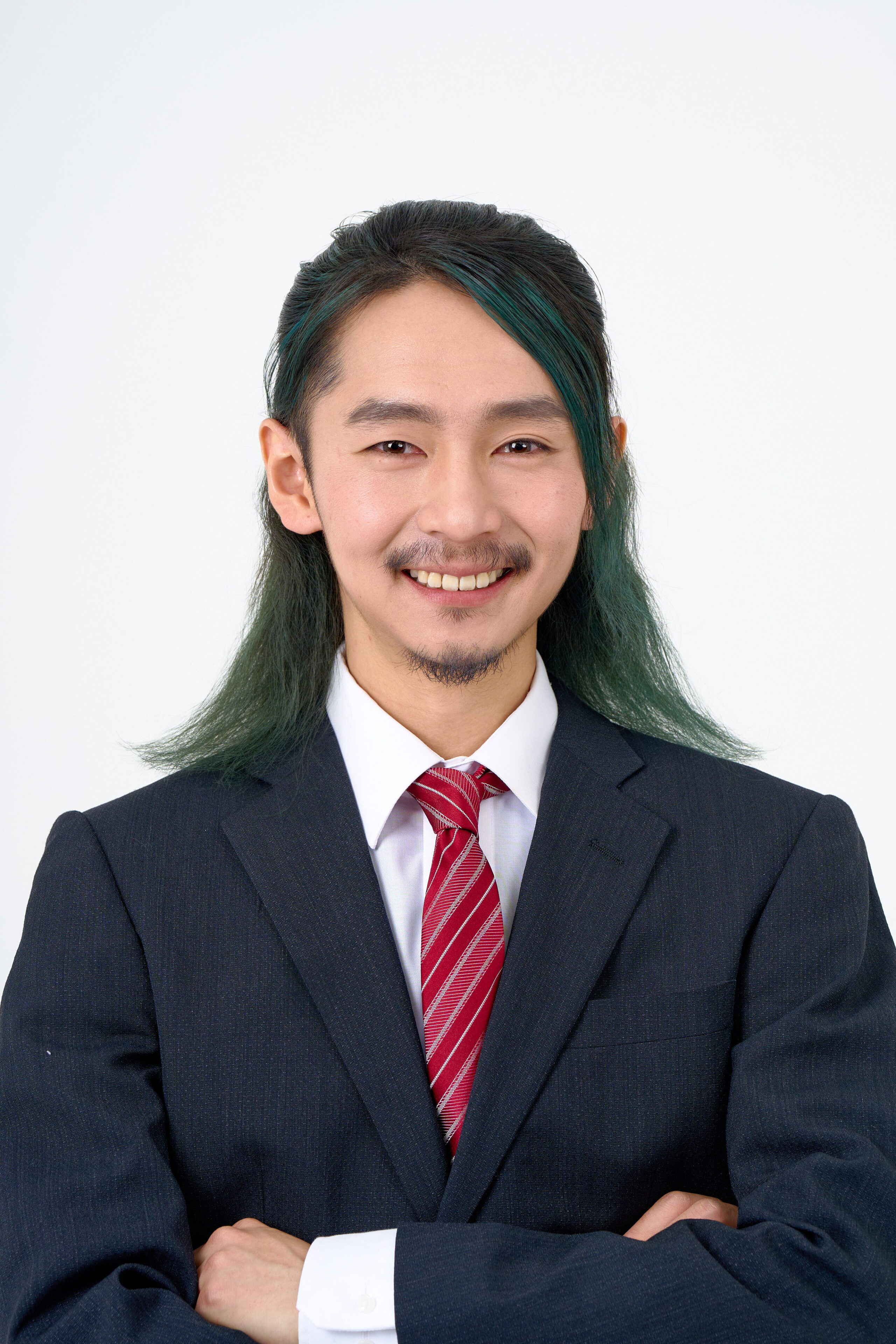 映像制作関係の方の宣材写真です。特徴的な