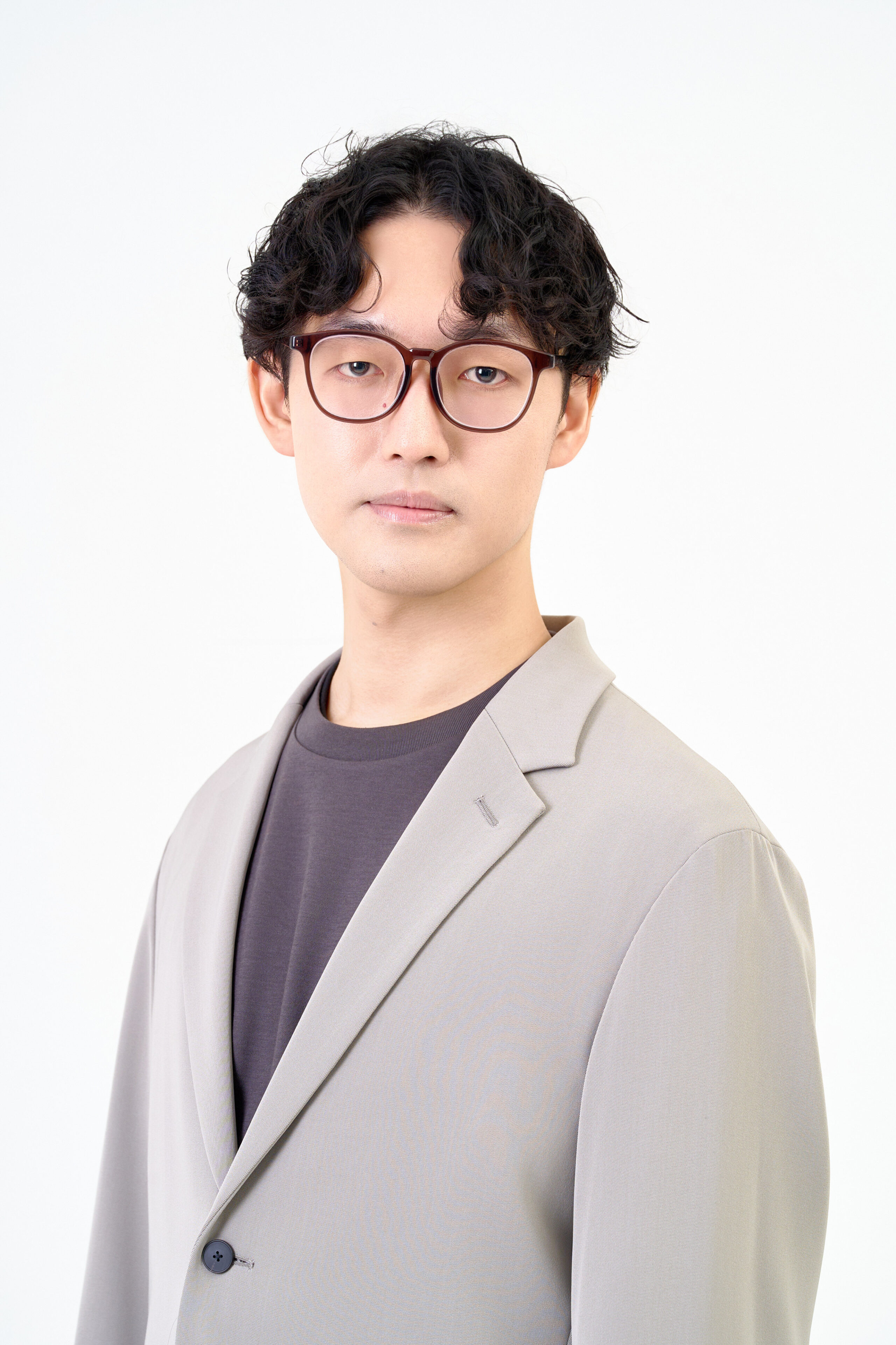 宣材写真の撮影です。クールな印象を目指し