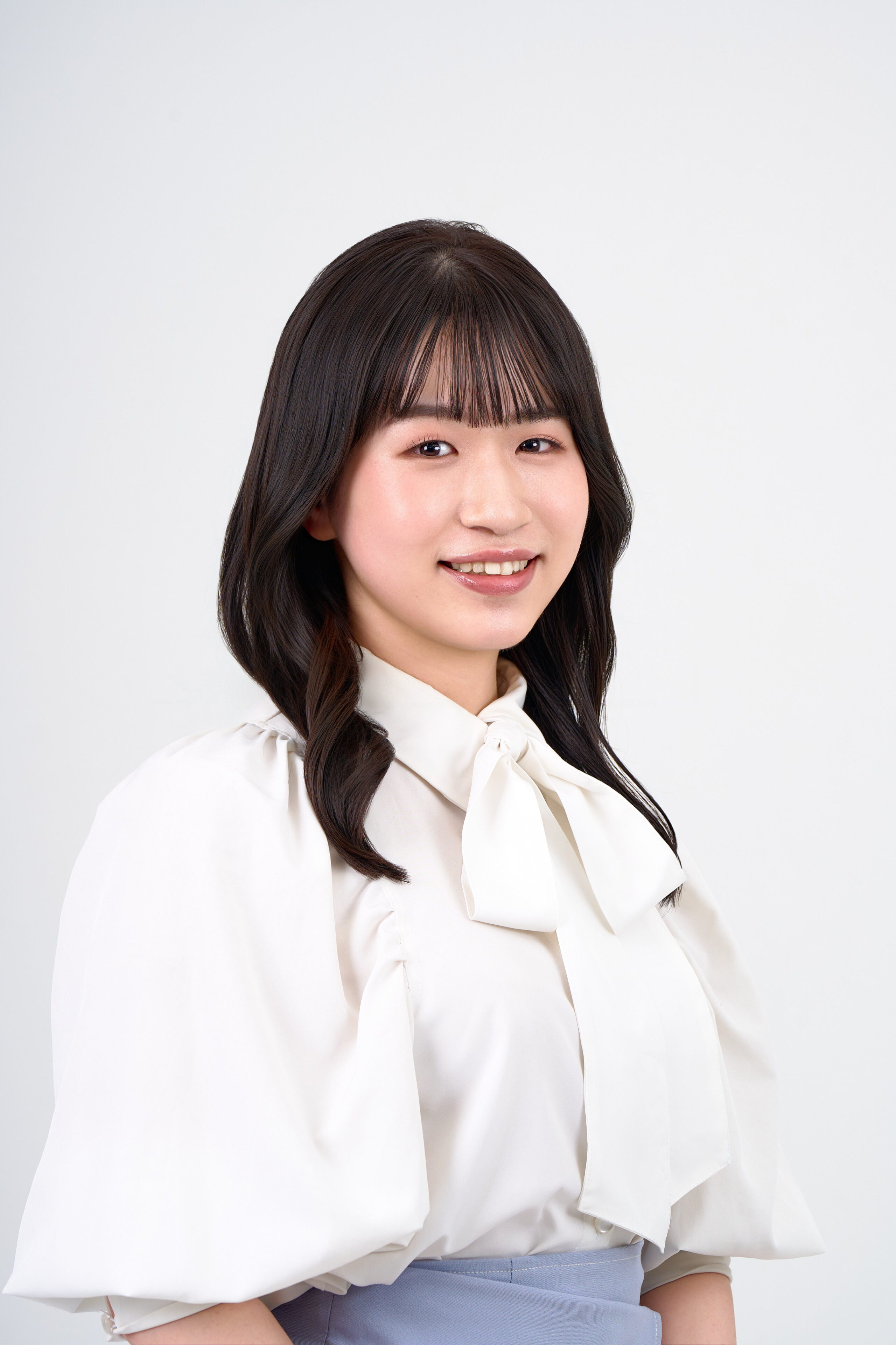 宣材写真の撮影です。明るい雰囲気を目指し