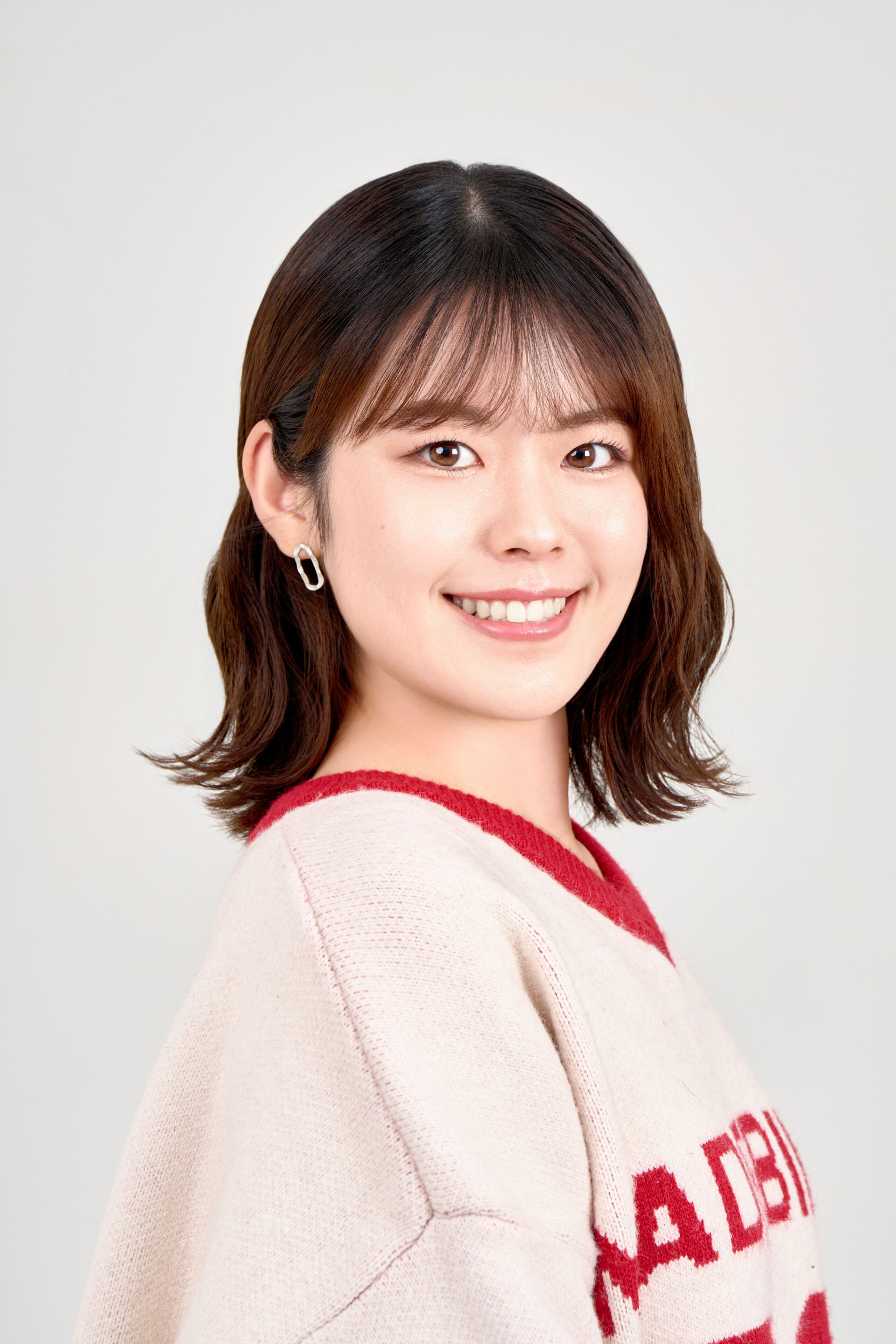 宣材写真の撮影です。素敵な笑顔が引き立つ