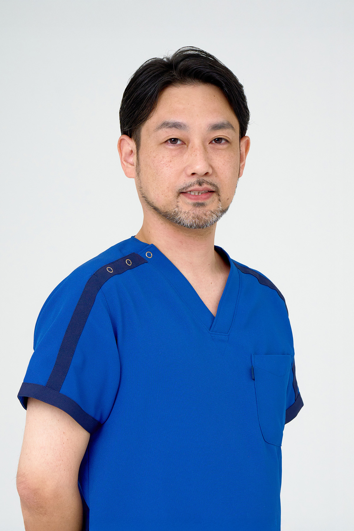 宣材写真の撮影です。医療関係の方の明るい