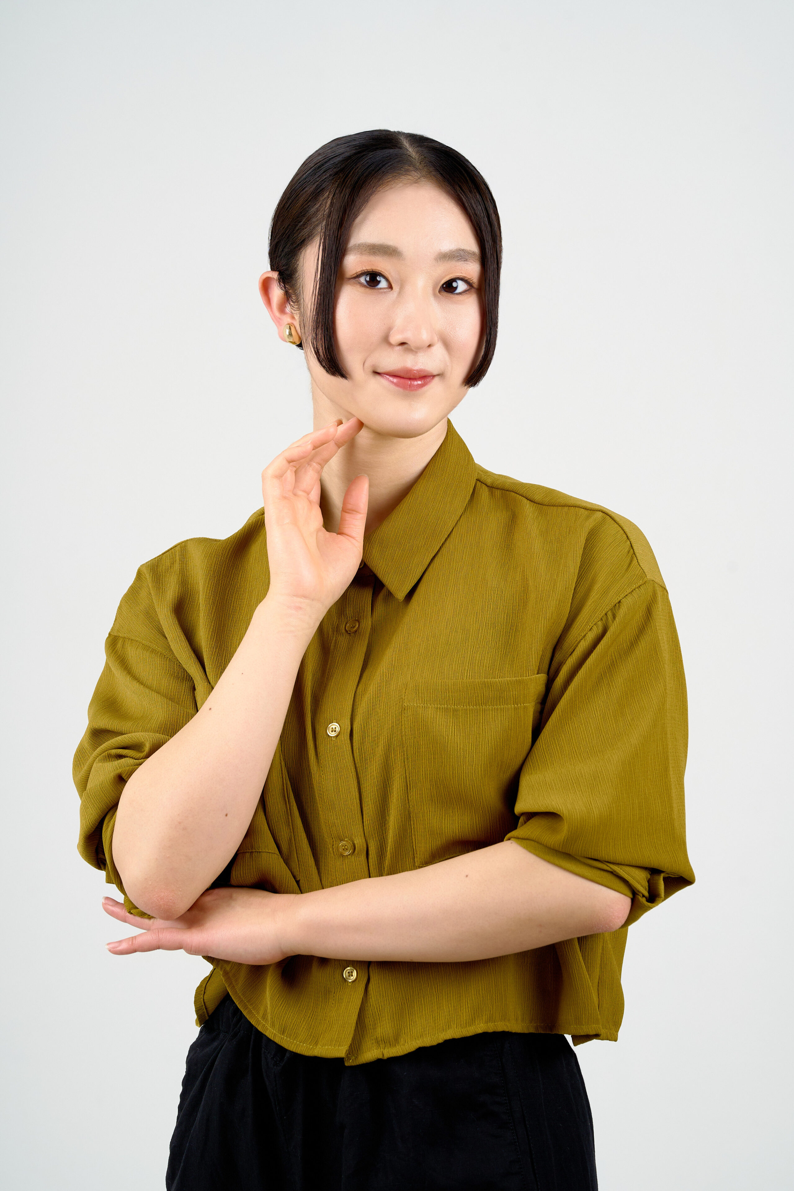 宣材写真の撮影です。シンプルなライティン