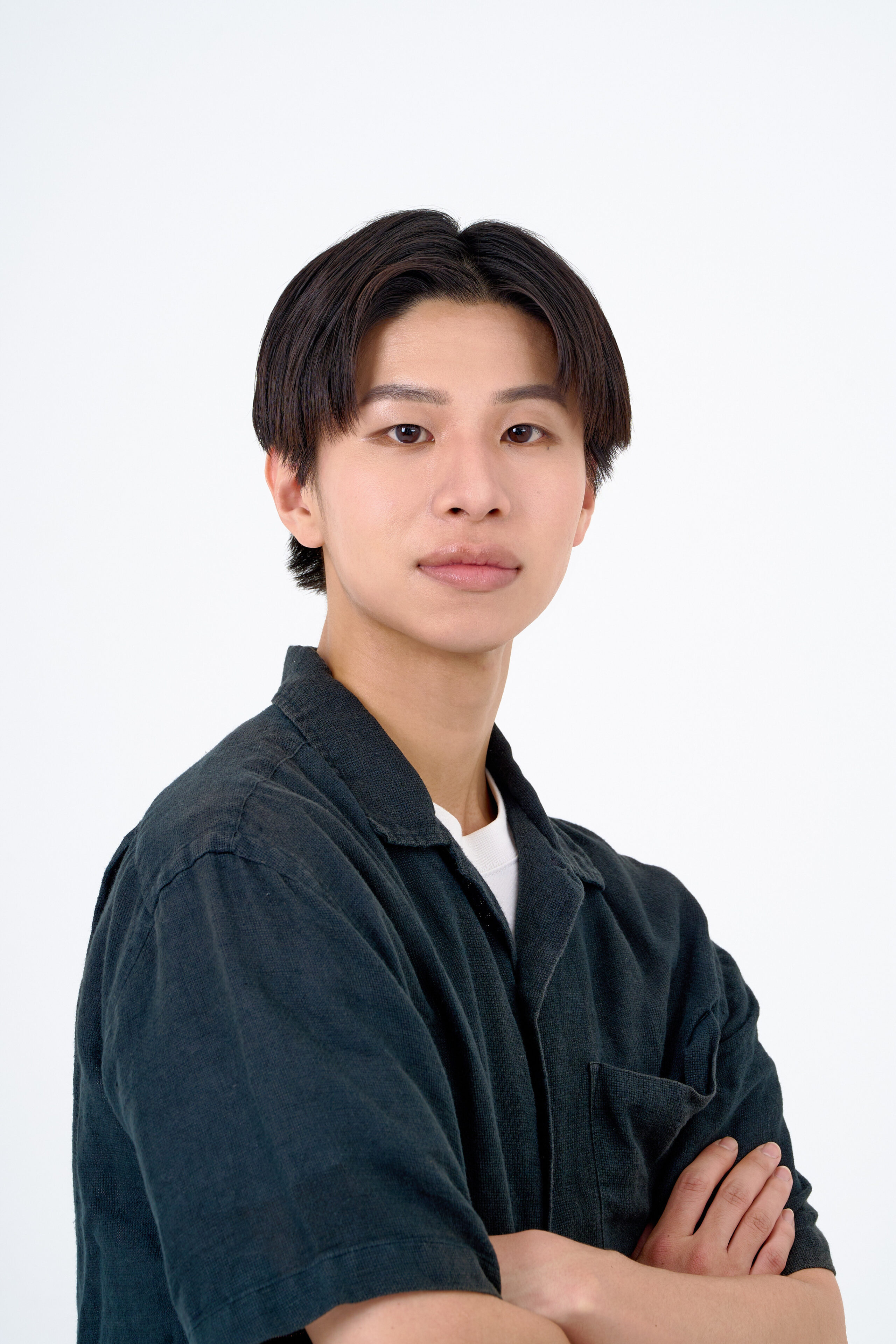 宣材写真の撮影です。ライティングはクール