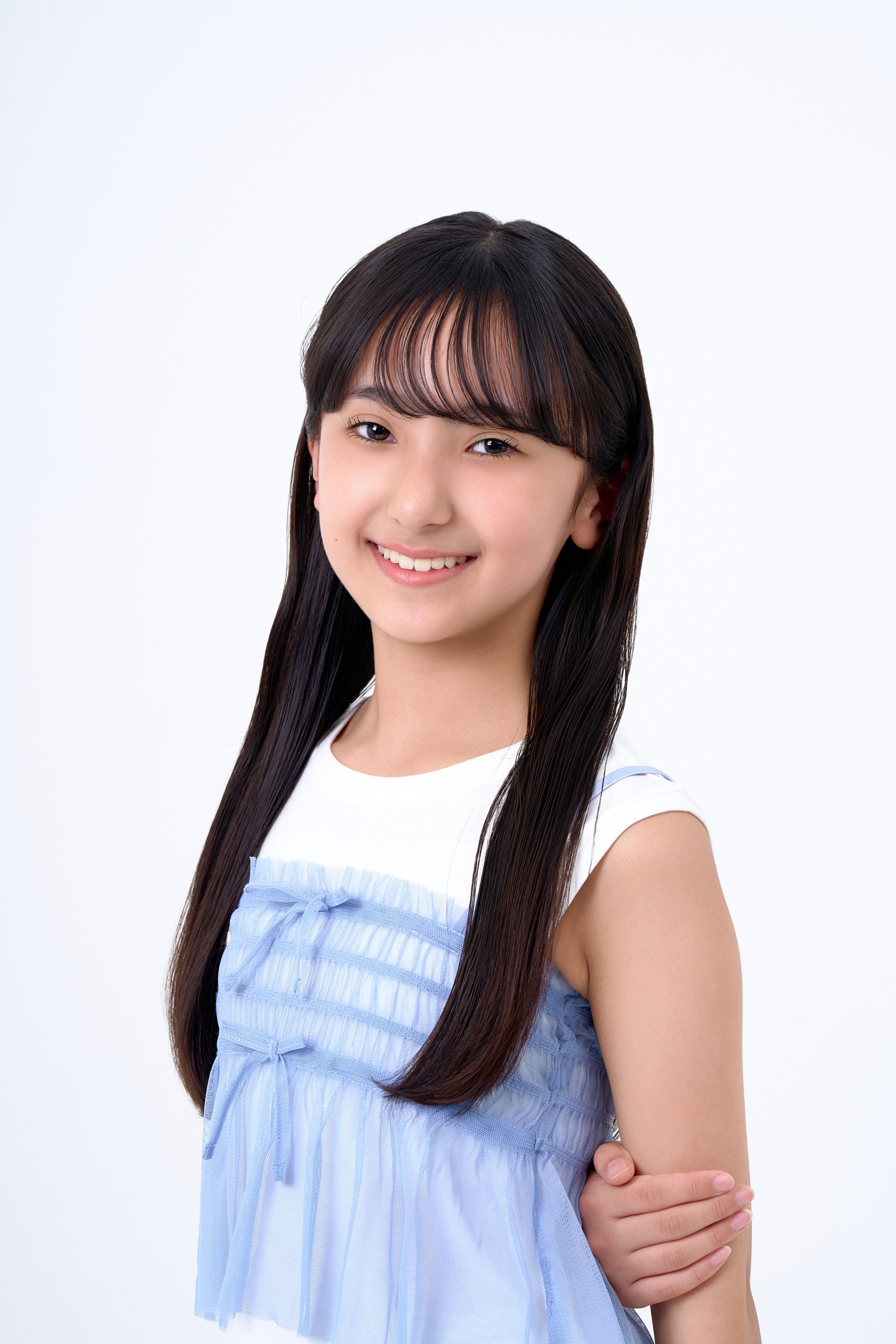 宣材写真の撮影です。明るい雰囲気と可愛ら