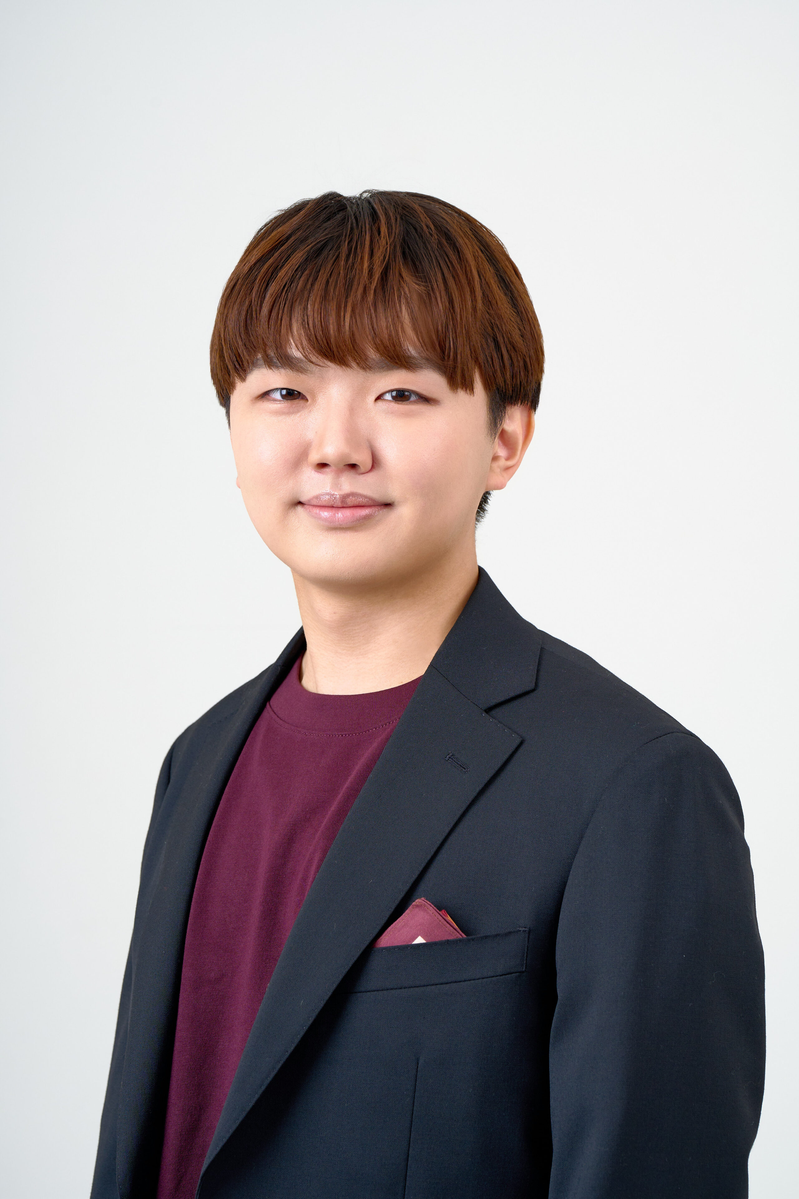 宣材写真の撮影です。明るいライティングで