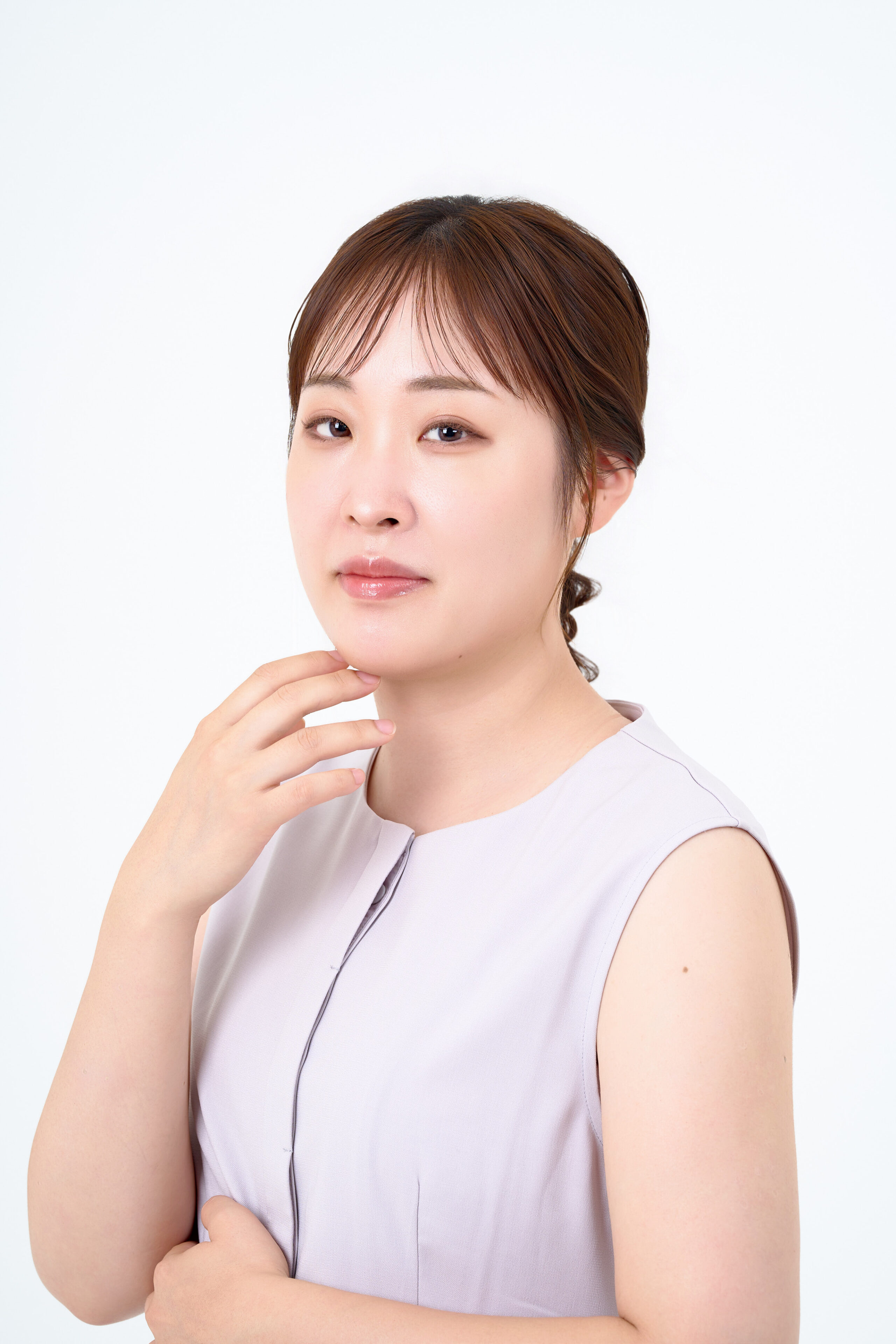 宣材写真の撮影です。明るい雰囲気と可愛ら