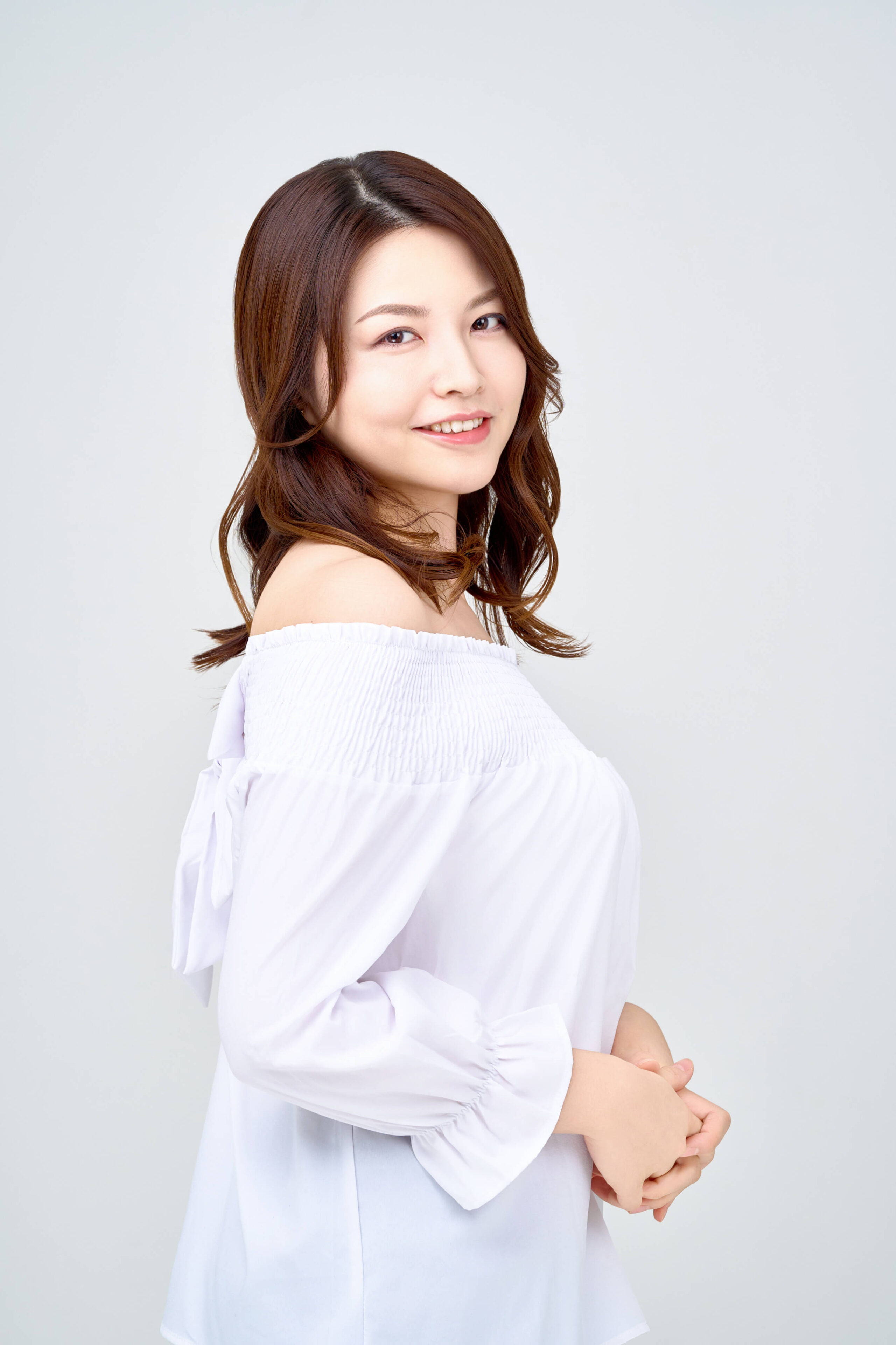 宣材写真の撮影です。爽やかで艶やかさが際