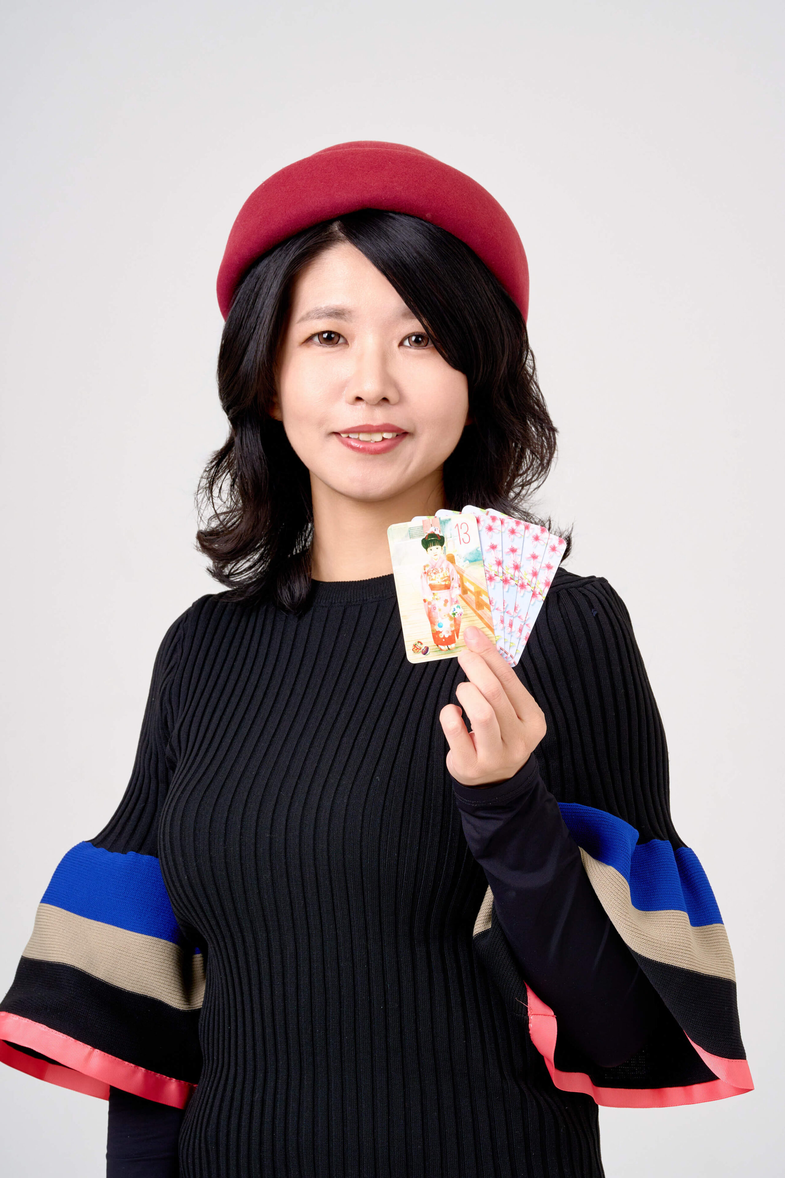 占い師の宣材写真の撮影です。普段のお仕事