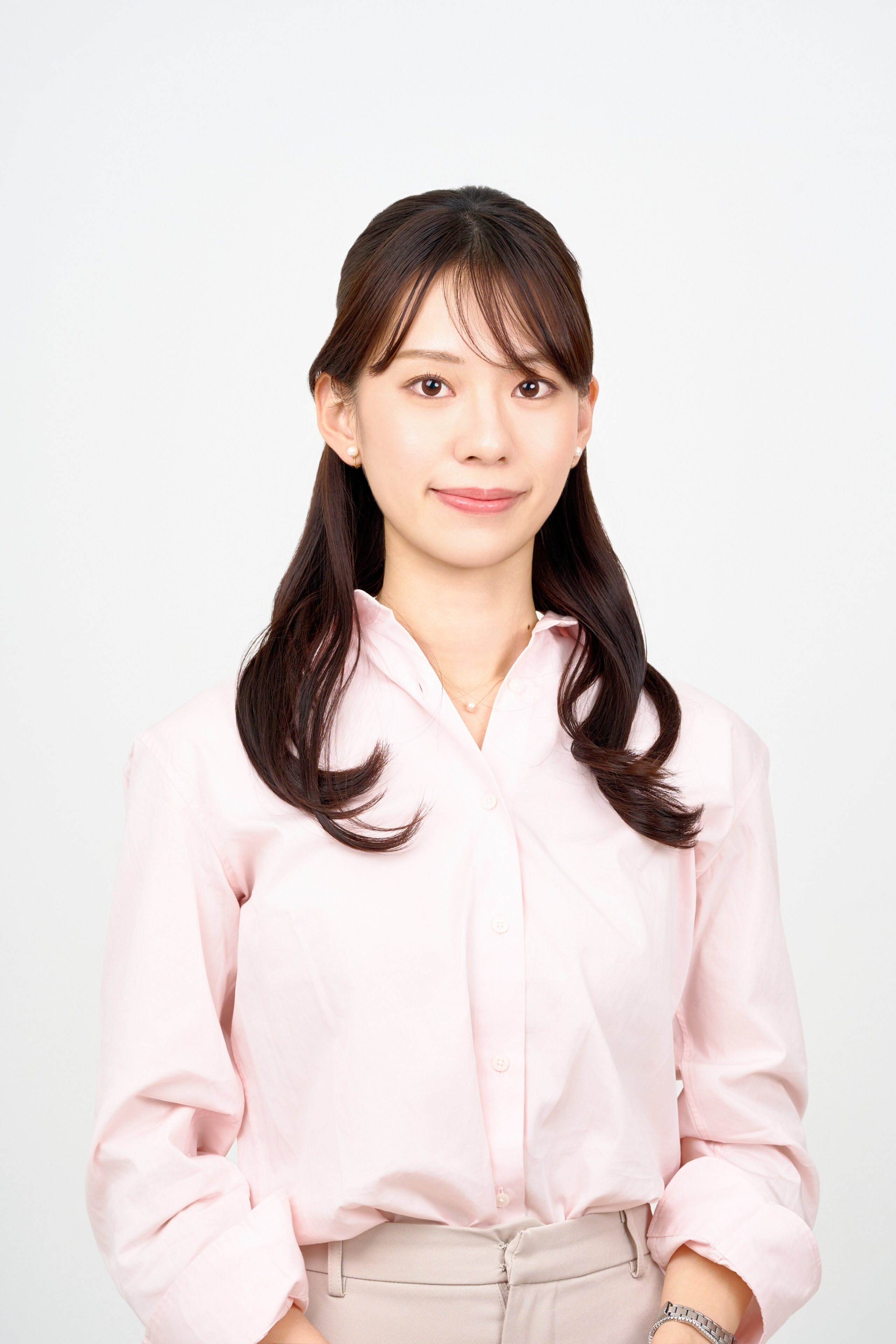 宣材写真の撮影です。明るい雰囲気を目指し